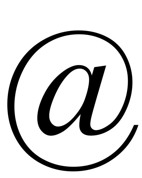 att symbool.